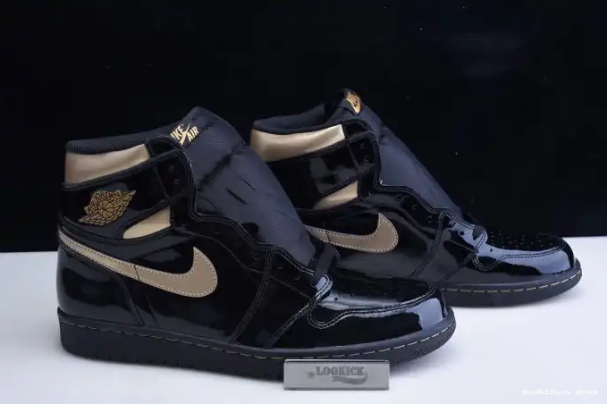 Cheap RETRO 555088-032 AIR 1 BLACK HIGH METALLIC GOLD (2020) JORDAN 0502